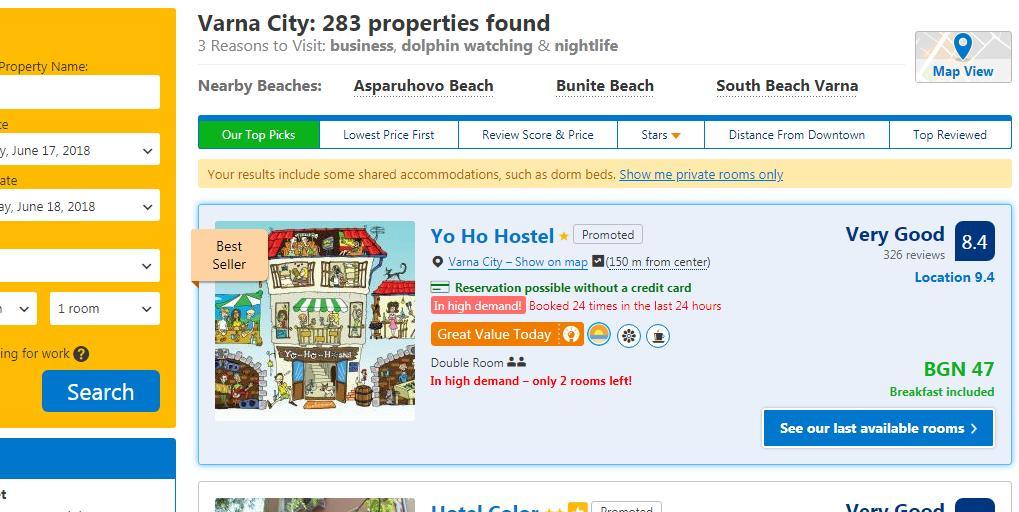 Yo Ho Hostel Varna Exterior foto